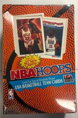 NBA Hoops 1991-92 Series II Basketball Card Wax Box Factory Sealed